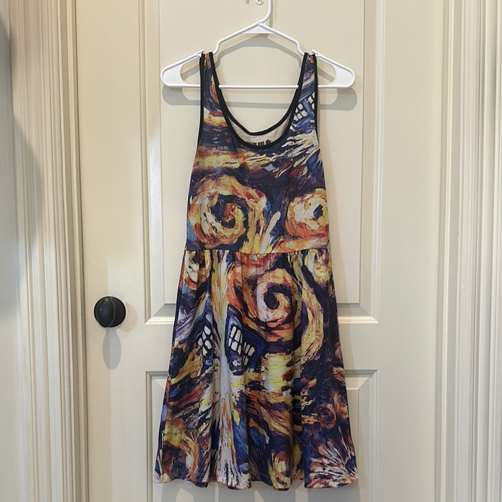 Her Universe Multicolor Doctor Who Dress - Exploding Tardis